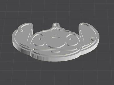 Stitch Relief Key Ring