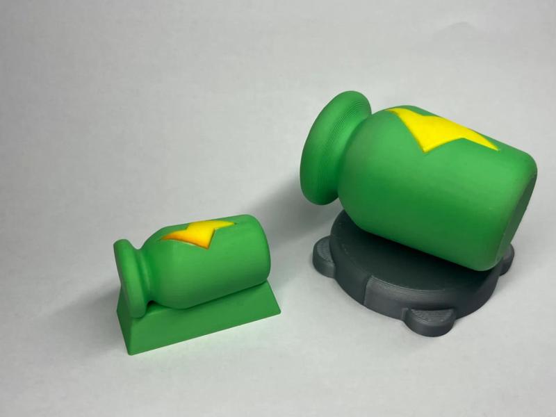 Castle Crashers Bottle Cannon Keycap Multicolor Version (No AMS Required)