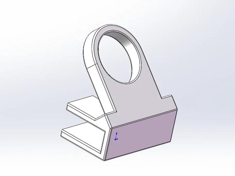 Huawei Watch Charging Stand (16mm desktop thickness) with bottom cable routing