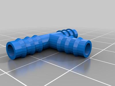 T-piece for 5 mm hose