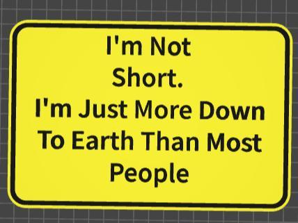 funny signs short