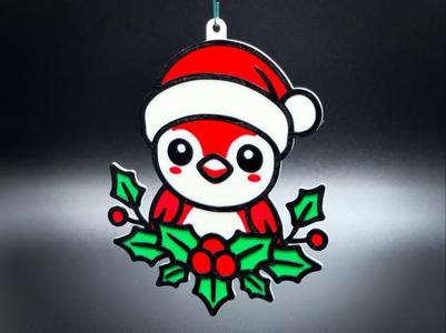 Christmas Bird Holiday Ornament