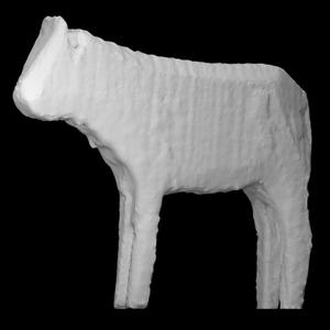 Wooden cow toy