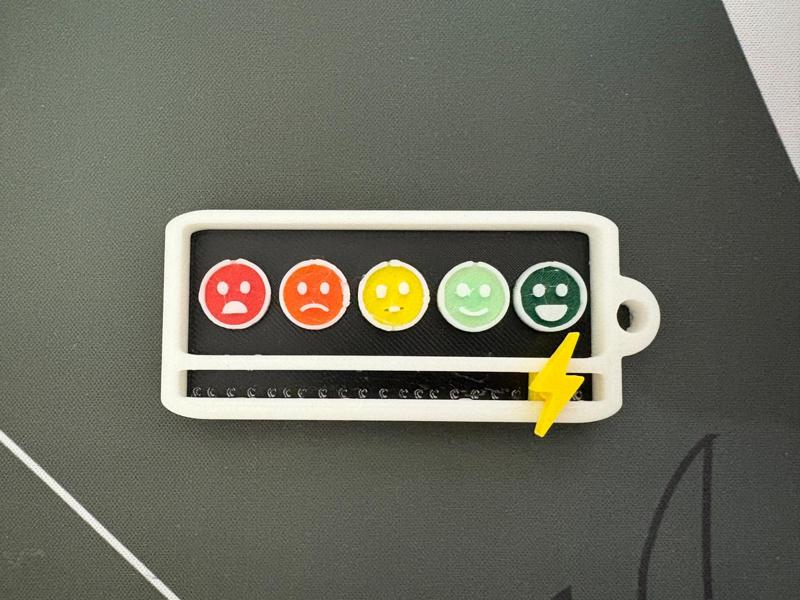 Mood Meter Keychain