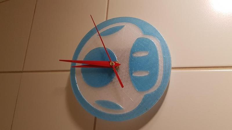 Mushroom Wall Clock - Single / dual color layed