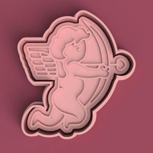 Cutter + Stamp Cupid Valentine's Day / Cutter + Stamp Cupid Valentines Day