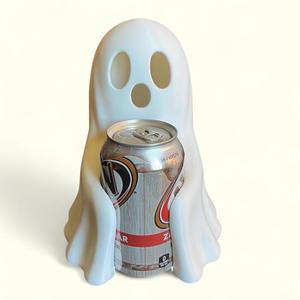Spooky Ghost Can Holder - Hollow and Solid