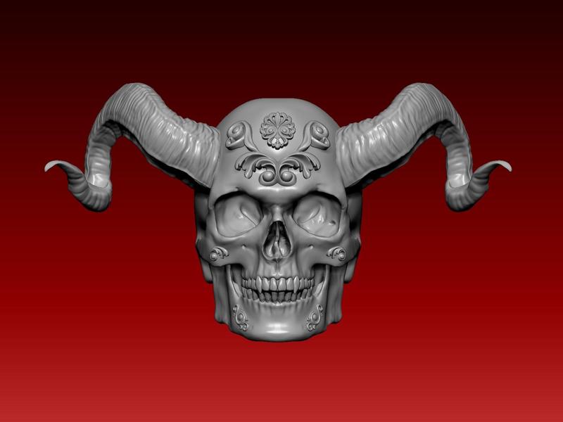Evil Skull Recipient