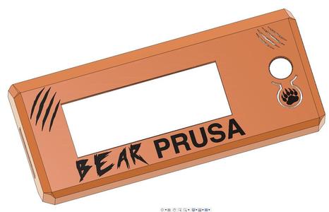 MK3 Bear LCD Cover Multimaterial - Wild Edition