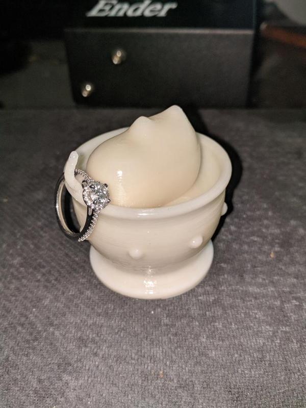 Pusheen Ring Holder cup