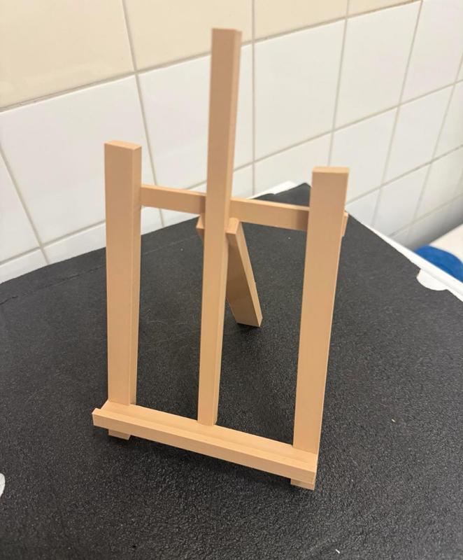 Easel mini paint stand phone stand