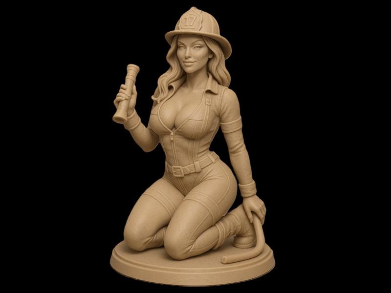 Sexy Firefighter Woman