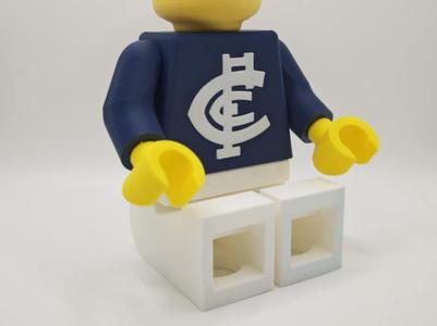 AFL Brick Man - Carlton Blues (500%)