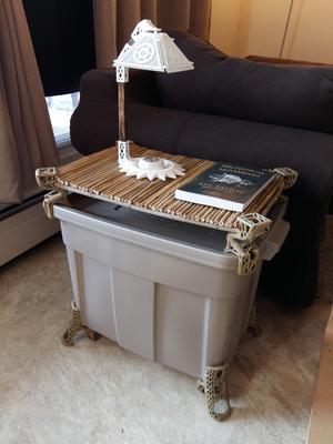 Voronoi Bamboo end Table