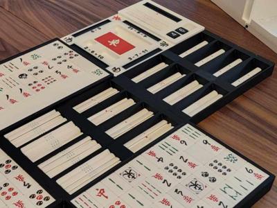 Riichi Mahjong Individual Player Tenbou Trays
