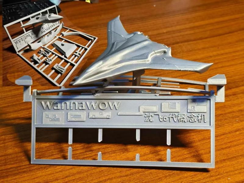 Shenfei 6th Generation Concept Aircraft (Foldable Kit Card)