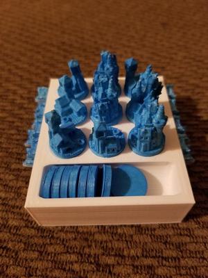 Catan settlement, road, connection holder
