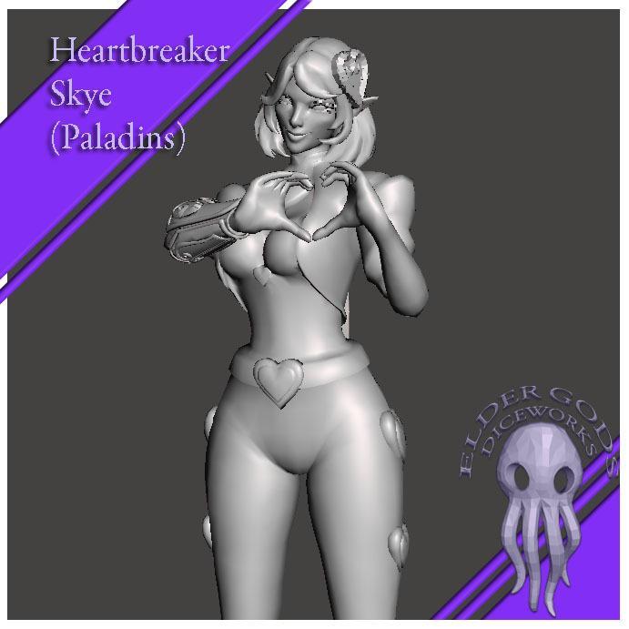 Skye from Paladins (Heartbreaker Skin)