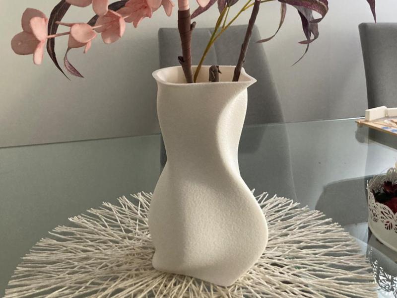 Textured Organic Vase – Ready-to-Print Profile