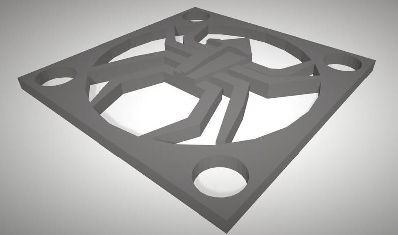 Spider Fan guard 40mm thin (needs to be scaled)
