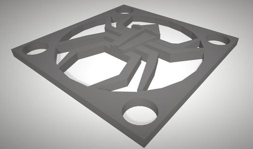 Spider Fan guard 40mm thin (needs to be scaled)