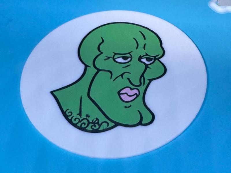Handsome Squidward Coaster
