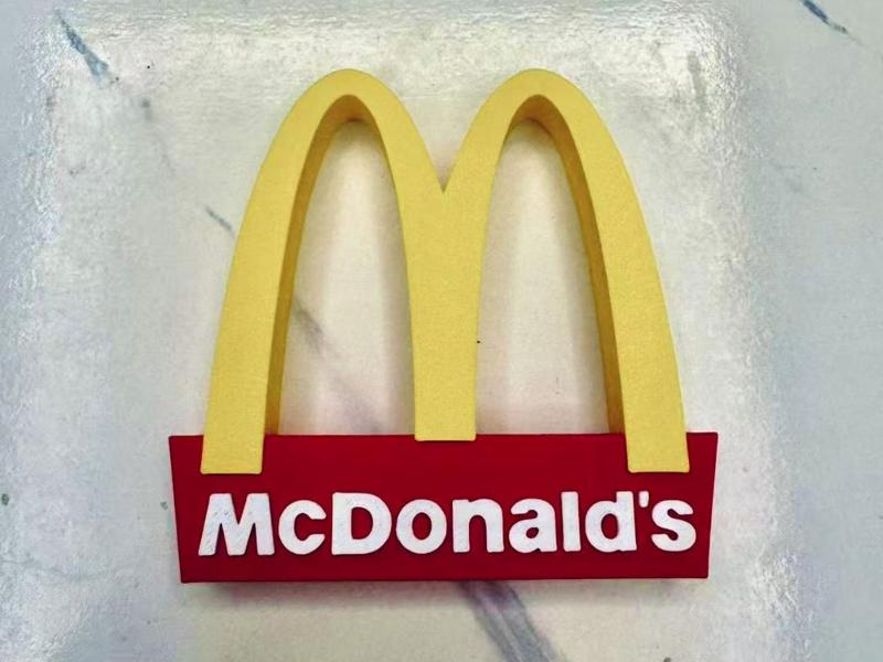 McDonald's logo fridge magnet