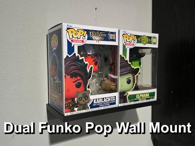Dual Funko Pop Wall Mount