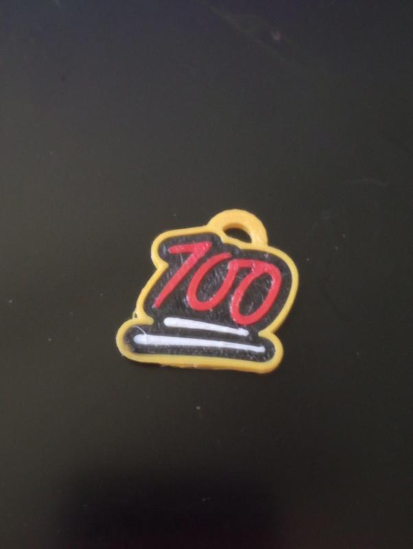 100 keychain