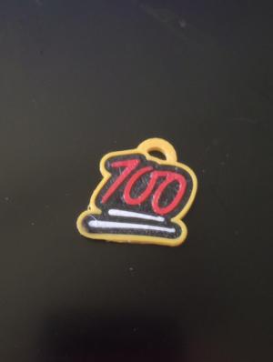 100 keychain