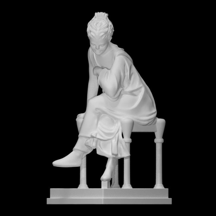 Statue of a Seated Maiden
