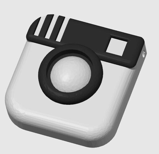 Litofania Camera Key Ring