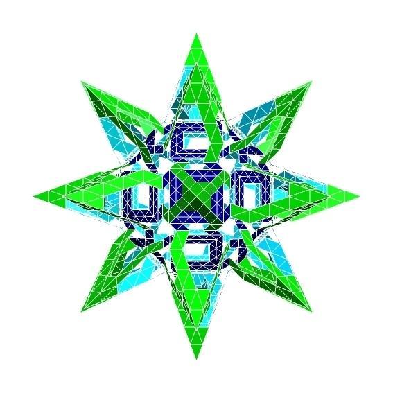 ESCHER STAR RHOMBICUBOCTAHEDRAL POLYKNOT 1