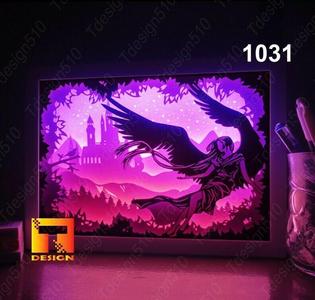 Angel Wings in Fairy Land light box