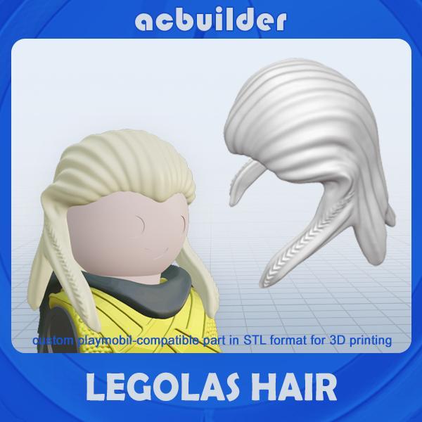 Legolas hair  Playmobil compatible