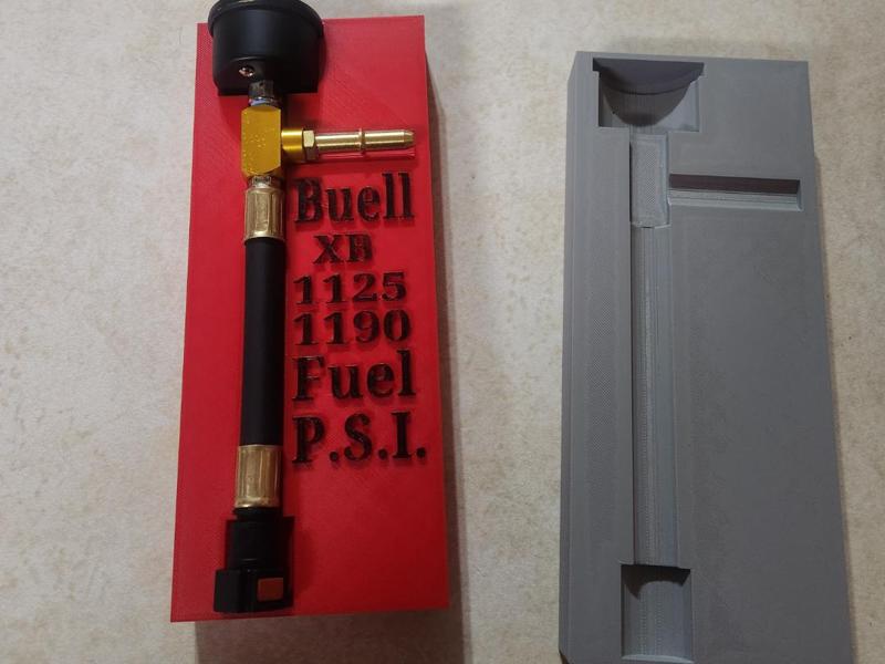 Buell XB fuel pressure gauge without text