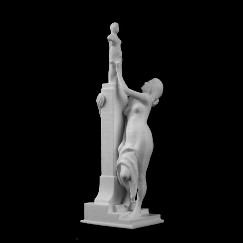 Cassandra places herself under the protection of Pallas at the Jardin des Tuileries, Paris