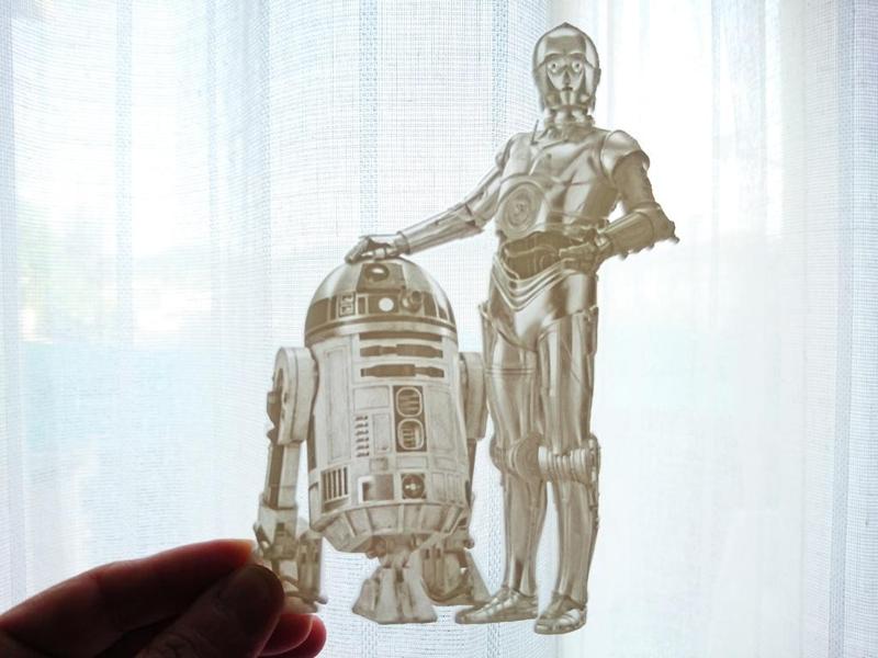 Lithophane R2D2 AND C3PO