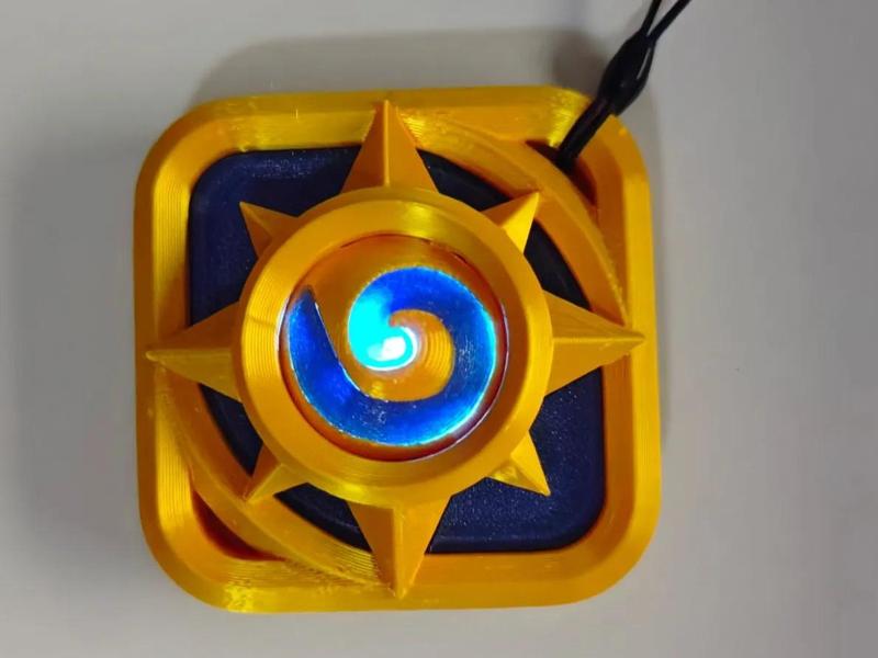 Hearthstone Breathing Light Version, Hearthstone Keychain, Hearthstone Legend Keychain