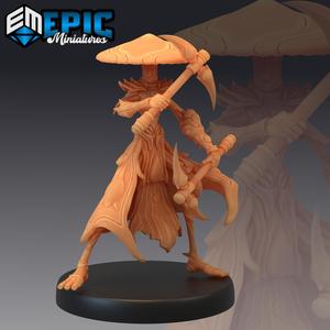 Mushroom Folk Warrior Scythe / Infested Fighter / Forest & Swamp Guardian