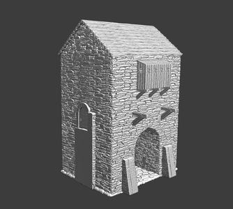 Medieval tower gate - medium for Modular castle system