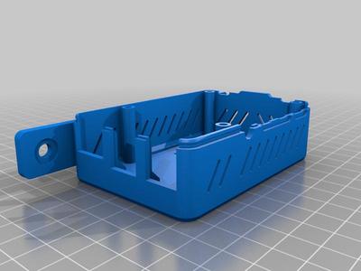 Raspberry Pi 4B Snap case with rail mount