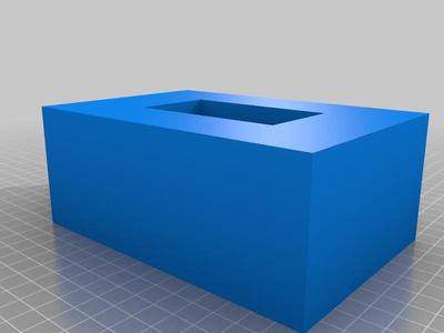 Square Vase with Hole