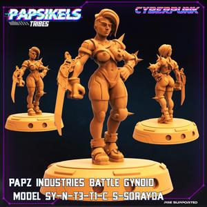 PAPZ INDUSTRIES BATTLE GYNOID MODEL SY_N_T3_T1_C SORAYDA