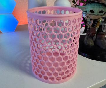 Pen holder, honeycomb container