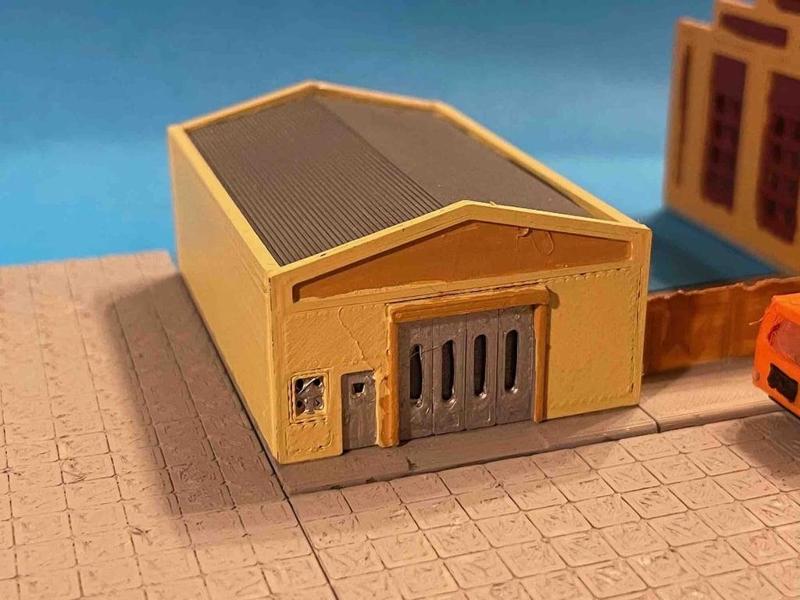 Industrial shed No. 1 (z-scale)