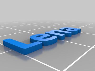 Lena - 3D-Name