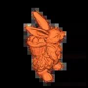 Osterhase mit Korb / Easter bunny with basket   