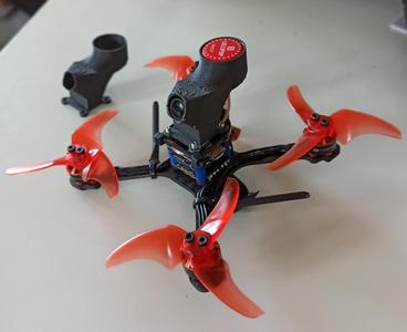 16x16 stack camera canopy with antenna mount for toothpick drone