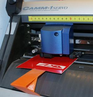 Roland GX24 Sheet brace, Guide. Easy scraps cutting & Cutting sheet guide.